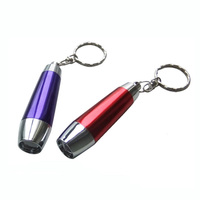 Gantungan kunci senter led mini multifungsi, gantungan kunci kompas, gantungan kunci senter mini portabel