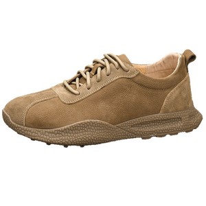 Men's Spring Autumn Genuine Cow Leather <b>Round</b> <b>Toe</b> Walking Shoes Rubber Outsole Breathable Low <b>Heel</b> Casual Comfortable Sneakers - Product Image 5