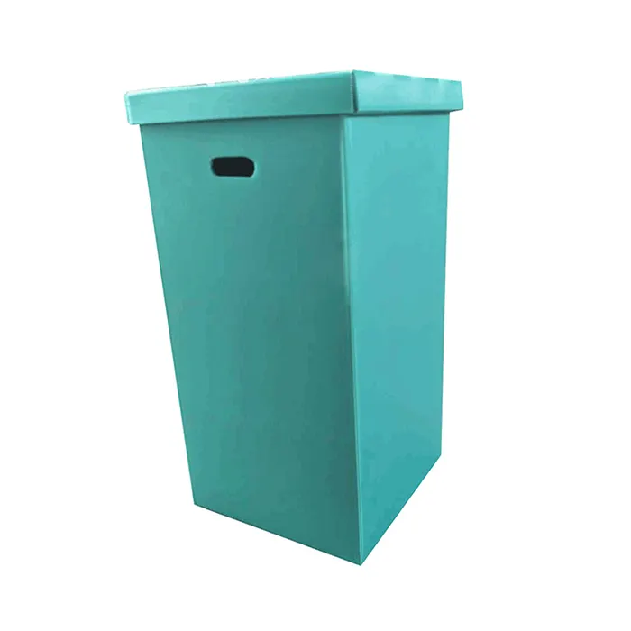 OEM принимается красочный складной полипропиленовый гофрированный пластиковый контейнер для хранения отходов