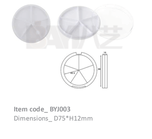 Boîtier personnalisé pour fard à paupières, emballage cosmétique rond compact, boîte de 81 mm pour fard à paupières, emballage pour fard de teint - Product Image 2