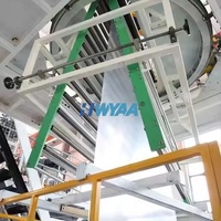 Fournisseur Professionnel – Ligne de Production de Films Soufflés à 5 Couches Co-Extrudées en HDPE/PVC PE Haute Barrière avec Moteur pour Emballages Alimentaires et Médicaux