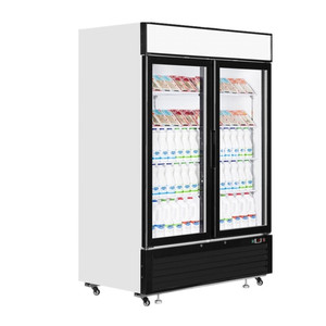 <strong>Double</strong> Glass <strong>Door</strong> Refrigerated Floral Cabinets <strong>Refrigerator</strong> - Product Image 1
