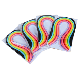 Kit de papier pour <span class=keywords><strong>quilling</strong></span> de 260 bandes de 39 cm de long, 26 couleurs mélangées arc-en-ciel, pour les arts et l'artisanat - Product Image 1