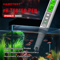 HT630A/B Personnalisé ODM OEM Stylo Type Mini Poche Aquarium Eau Alimentaire Température Numérique PH-Mètre ABS Matériel 0.1pH Précision LR44