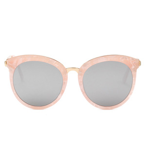 Maidis Fashion Sunglasses Pink Frame Gold Metal UV400 Women Sunshades - Product Image 5