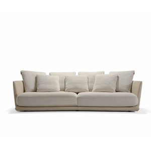 Juego de Sofás de Cuero y Tela de Estilo Italiano de Lujo para Sala de Estar, de Alta Calidad, Personalizado, Venta al Por Mayor de Fábrica, para Hogar y Oficina, 10 Años de Garantía - Product Image 2
