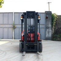 Forklift Listrik Mini Portabel Teleskopik 4WD 3-4 Ton LEAD LD-30EF Buatan Pabrik Cina (Aki Timbal Asam)