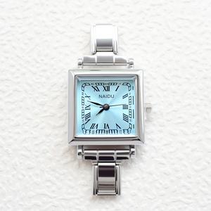 Reloj de Cuarzo de Lujo Multifuncional para Mujer, Estilo Sencillo, con Esfera de Cristal y Puntero, Correa de Cuero y Acero Inoxidable Ovalado, Venta Caliente - Product Image 4