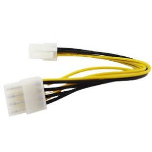สายไฟ CPU 4 พินถึง 8 พินอะแดปเตอร์ขยายสำหรับเมนบอร์ดพีซี - Product Image 3