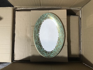 Nabor <span class=keywords><strong>new</strong></span> <span class=keywords><strong>bone</strong></span> <span class=keywords><strong>china</strong></span> 50 pezzi in rilievo oro cena set di stoviglie reali stoviglie di lusso - Product Image 3