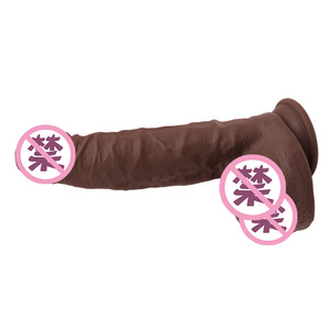 Dildo réaliste en silicone liquide, dildo de masturbation extra-large, SM, stimulation clitoridienne à grande échelle, gros pénis. - Product Image 3