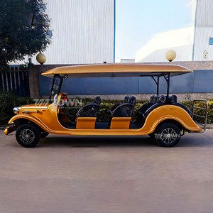 Vehículo Turístico Eléctrico Clásico Retro Antiguo Estable con Múltiples Asientos para Operaciones de Turismo en Parques - Product Image 4