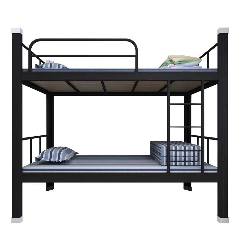 twin double deck metal frame dormitory beds