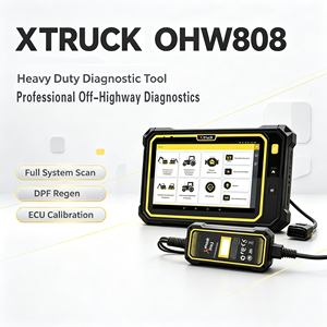 แท็บเล็ตวิเคราะห์เครื่องยนต์ดีเซลรุ่นใหม่ล่าสุดปี 2026 X truck OHW808 สำหรับใช้งานนอกสถานที่ พร้อมบริการช่วยเหลือระยะไกล สำหรับเครื่องจักรก่อสร้างและเครื่องจักรกลการเกษตร - Product Image 1