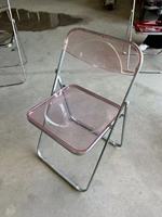 Chaises de jardin pliantes en métal et plastique, design contemporain rouge, vente en gros d'usine, pour usage extérieur