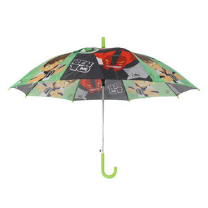 <span class=keywords><strong>Parapluie</strong></span> droit pour enfants de 19 pouces * 8k, tissu en polyester 190T avec poignée en plastique en forme de J, <span class=keywords><strong>ouverture</strong></span> <span class=keywords><strong>automatique</strong></span>, <span class=keywords><strong>fermeture</strong></span> semi-<span class=keywords><strong>automatique</strong></span> - Product Image 4