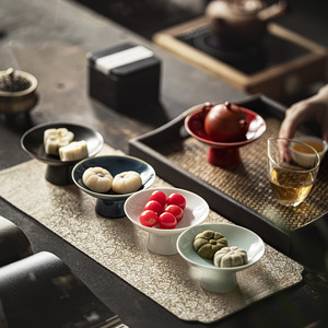 Tazón de inmersión multicolor de cerámica de estilo Pastoral, Mini platos de aperitivo, chips de porcelana usados para restaurante y cuencos de inmersión - Product Image 1