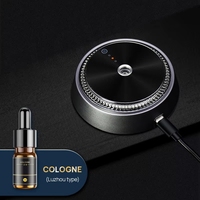 Diffuseur de parfum d'ambiance silencieux personnalisé pour voiture, machine à parfum d'intérieur rechargeable, diffuseur d'huiles essentielles