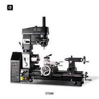 Centre de tournage de fraisage de forage de tour combiné CT300 à usage moyen pour le métal