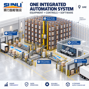 Scaffalatura Industriale SHUNLI a 5 Ripiani in Acciaio Laminato a Freddo, Anticorrosione, Regolabile, Senza Bulloni, con Rivestimento in Polvere - Product Image 2
