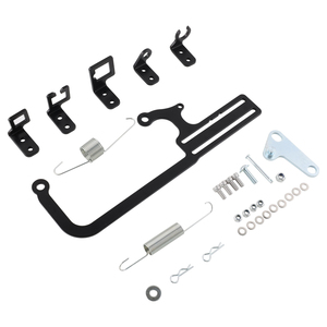 Aluminum Alloy <b>Throttle</b> Carburetor <b>Cable</b> Mount Bracket Silver EZ-EFI for GM 700R4 Transmission ENM014-BK - Product Image 1