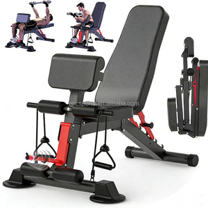 <span class=keywords><strong>Banc</strong></span> <span class=keywords><strong>de</strong></span> <span class=keywords><strong>musculation</strong></span> pliable en métal réglable <span class=keywords><strong>avec</strong></span> une capacité <span class=keywords><strong>de</strong></span> 400 kg, doté <span class=keywords><strong>de</strong></span> dispositifs <span class=keywords><strong>de</strong></span> sécurité pour la <span class=keywords><strong>musculation</strong></span> à domicile - Product Image 4