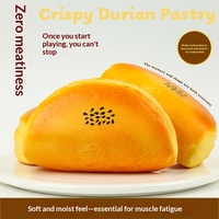 Jouet anti-stress en polyuréthane à rebond lent, ultra-doux, simulation de pâtisserie au durian, sans sensation de viande, jouet alimentaire de simulation