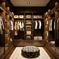 Armoire sur mesure, armoire de luxe élégante, armoire modulaire intégrée, armoire de chambre à coucher