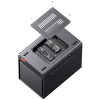 Boîtier de serveur NAS Cloud de stockage de haute qualité USB 3.5 pouces HDD Hot-Swap Premium Mini-ITX Carte mère Psu ram en stock