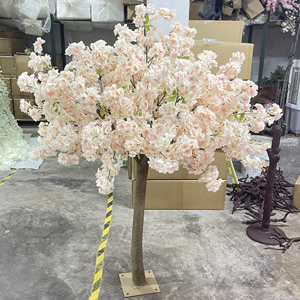 Centro de mesa artificial A100, rubor, flor de Sakura que llora, árbol, rama de flor de cerezo, árbol para decoración de centro de mesa de boda - Product Image 2