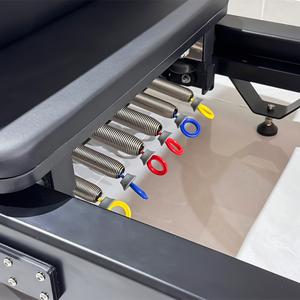 Riformer Pilates Pieghevole Portatile <span class=keywords><strong>per</strong></span> <span class=keywords><strong>Casa</strong></span>, Design Salvaspazio in Alluminio con Resistenza Regolabile <span class=keywords><strong>per</strong></span> Allenamento Total Body - Product Image 2