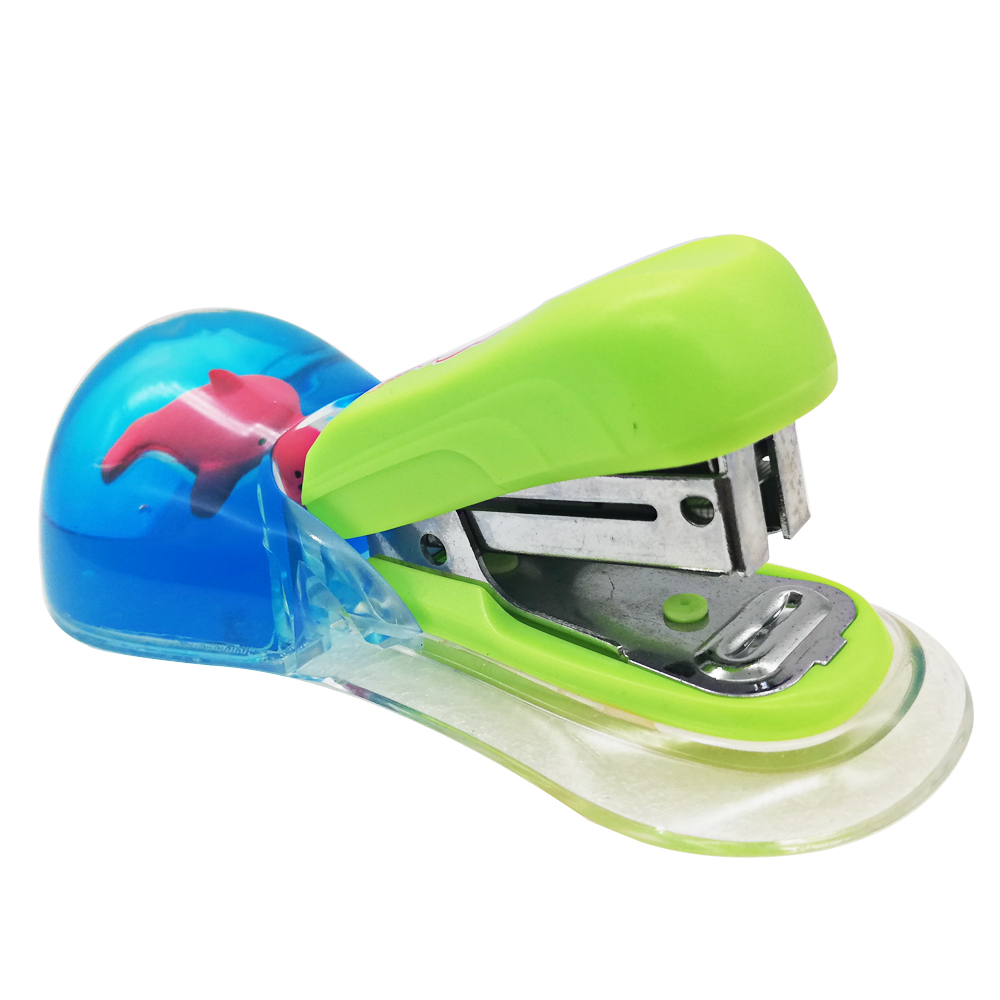 Children Promotional Gift Animal Book Binding Machine Custom Plastic Cartoon Shaped Mini Stapler