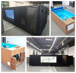 สระว่ายน้ำเหล็กขนาดใหญ่พร้อมหน้าต่างมองเห็นได้กว้าง 40 ฟุต จากกวางตุ้ง Piscinas Prefabricadas - Product Image 5