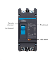 VOM2-PV CE 100A 125A 160A 250A 400A 630A 800A 1000A 1250A 2P 3P 4P DC 500V 750V 1000V Disjoncteur à boîtier moulé DC 1000v MCCB