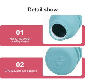 Customized logo Lightweight Sports Drink Cup Is Portable, Foldable, and Compact Travel Cup for Gym Workouts - Product Image 4