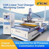 1530 ATC CNC Router, Harga Lebih Murah, Linear Tool Magazine, Pengganti Alat Otomatis, Mesin Ukir dan Pemotong CNC