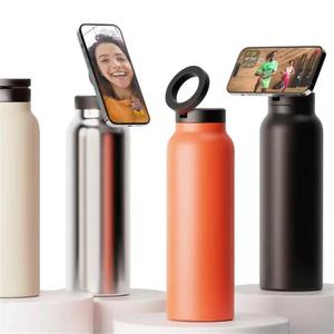 Termo de Acero Inoxidable de 700 ml con Tapa Rebotadora, Taza para Café, Té, Leche, Botella Térmica, Taza de Oficina, Regalo Empresarial Portátil - Product Image 4