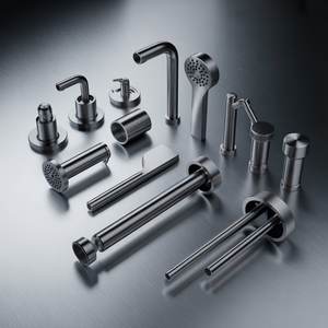 ชุดฮาร์ดแวร์ประตูห้องอาบน้ำฝักบัวมือจับเฟอร์นิเจอร์ทองเหลือง - Product Image 1