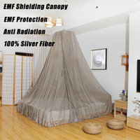 BLOCK EMF Silver Coated Mesh Radiation Protection Auvent EMF Blindage auvent