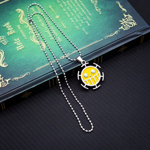 Collier pendentif en métal avec symboles de l'<span class=keywords><strong>équipage</strong></span> de Monkey D. <span class=keywords><strong>Luffy</strong></span> et Roronoa Zoro de One Piece, 30 couleurs, pour cosplay - Product Image 5