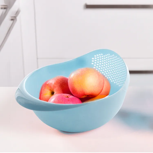 Panier de lavage pliable créatif et écologique pour fruits et riz, coloré, de qualité alimentaire, égouttoir durable en silicone pour la maison - Product Image 1