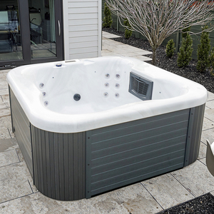 Bañera de hidromasaje acrílica a la venta <span class=keywords><strong>Jacuzzi</strong></span> Spa al aire libre <span class=keywords><strong>barato</strong></span> 4 personas Plug and Play Balboa Hottub Bañera de hidromasaje acrílica de lujo - Product Image 1