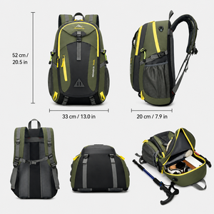 Mochilas Personalizadas OEM ODM, <span class=keywords><strong>Mochila</strong></span> de Senderismo de 40L, Impermeable, para Deportes al Aire Libre, Bolsa para Portátil de 17.3 Pulgadas, Ergonómica, de Viaje, Elite - Product Image 3