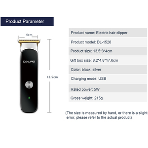 Tondeuse à <span class=keywords><strong>barbe</strong></span> DALING DL-1526, nouveau modèle, prêt à l'emploi, pour hommes, tondeuse à <span class=keywords><strong>barbe</strong></span> professionnelle avec 4 peignes <span class=keywords><strong>de</strong></span> <span class=keywords><strong>coupe</strong></span>, 60 minutes sans fil - Product Image 6