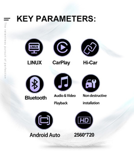 14.9" 2560x720p Touch Screen Upgrade for <strong>BMW</strong> 3 4 <strong>Series</strong> F30 F31 F32 F33 F36 F80 F82 with CarPlay AUTO - Product Image 2