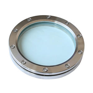 DN200 दौर गेज गिलास निकला हुआ किनारा दृष्टि ग्लास सेनेटरी स्टेनलेस स्टील निकला हुआ किनारा प्रकार दृष्टि ग्लास - Product Image 6