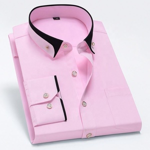 เสื้อเชิ้ตคอเต่าแขนยาวผู้ชายรุ่นใหม่ประจำฤดูใบไม้ผลิและฤดูใบไม้ร่วงปี 2025 ผ้าเนื้อยืด สวมใส่สบาย ไม่ต้องรีด เหมาะสำหรับใส่ทำงานหรือลำลอง - Product Image 6