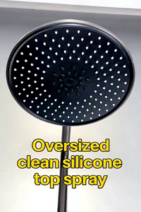 Ensemble de douche de haute qualité en acier inoxydable 304 avec pommeau de douche pluie et <span class=keywords><strong>mitigeur</strong></span> thermostatique manuel 4 fonctions pour salle de bain - Product Image 3