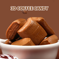 Dulces de Café con Leche en Forma 3D Creativos al por Mayor OEM, Sabor Cremoso y Rico a Café, Envueltos Individualmente
