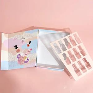 Ensemble de vernis à ongles en gel de luxe personnalisé Boîtes en papier cadeau de luxe à gaufrage mat pour vernis à ongles Huile <span class=keywords><strong>Tertio</strong></span> Shipping - Product Image 4